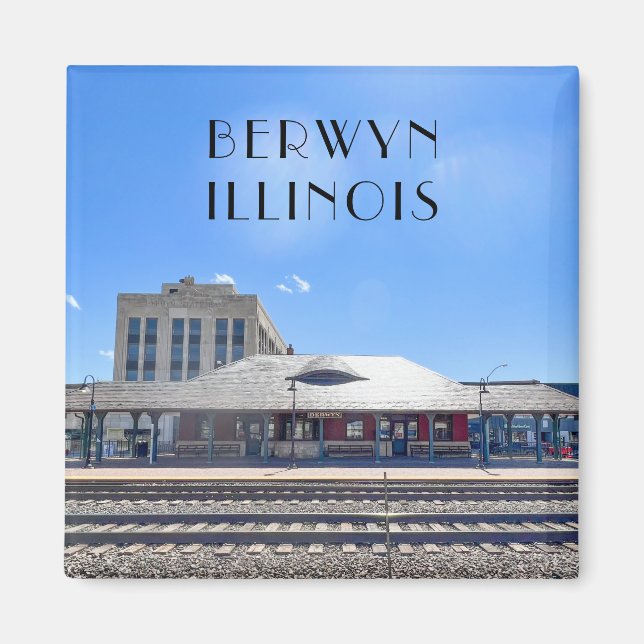 Imán Berwyn Illinois Magnet (Frente)
