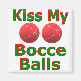 Imán Besa Mis Bolas de Bocce