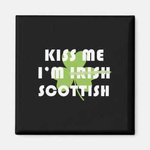 Imán Bésame Estoy Escocés No Irlandés Divertido Día de 