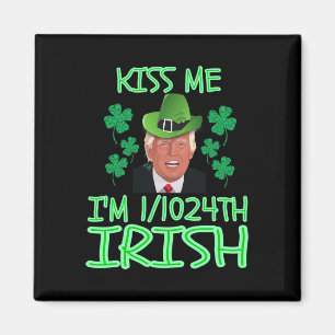 Imán Bésame Soy Camiseta Irlandesa 11024 del Día de San