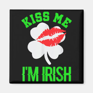 Imán Bésame Soy Irlandés Día de San Patricio