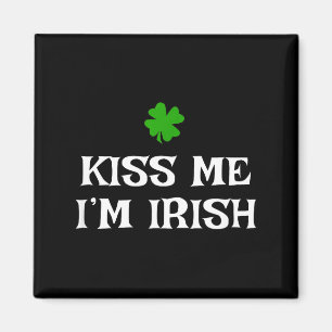 Imán Bésame Soy Irlandés Día de San Patricio Irlandés D
