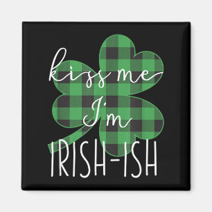 Imán Bésame Soy Irlandés-ish Día de San Patricio Divert