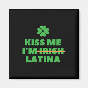 Imán Bésame Soy Irlandesa Latina Frase Divertida Fría S