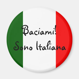 Imán ¡Bésame! Soy italiano