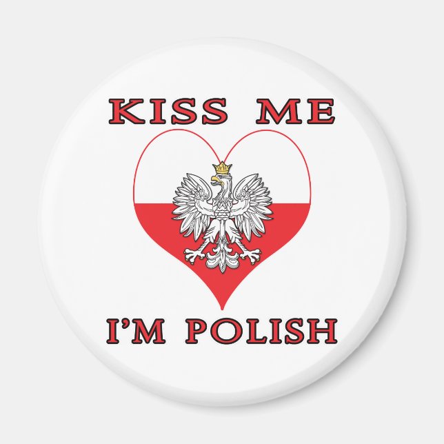 Imán Bésame soy polaco (Frente)