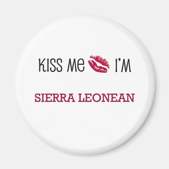 Imán Bésame soy SIERRA LEONEAN (Frente)