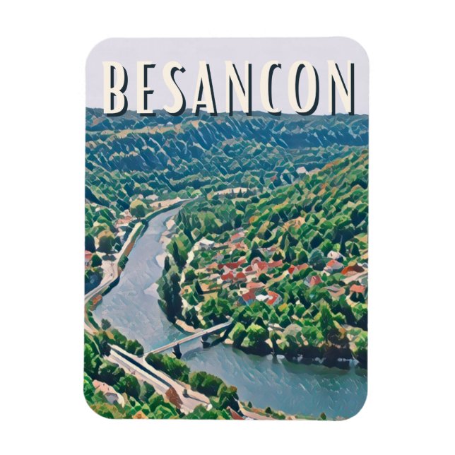 Imán Besançon Photo Vintage (Vertical)