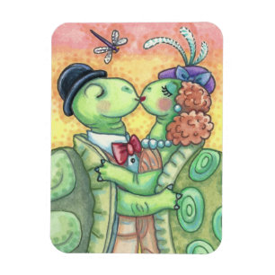 Imán Besando tortugas VALENTINE MAGNET *Personalizar