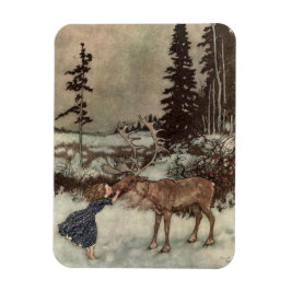 Imán Besando una nariz de reno