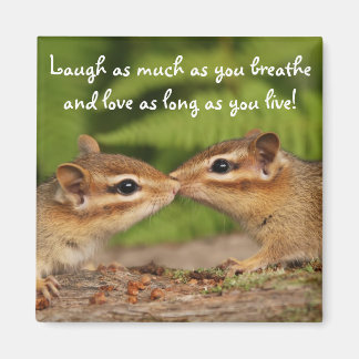 Imán Besar a los bebés de Chipmunks Laugh Cita Magnet
