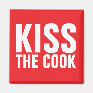 IMÁN BESE A LA ESPOSA DEL COOK FRIDGE MAGNET