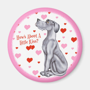 Imán Beso azul de great dane UC
