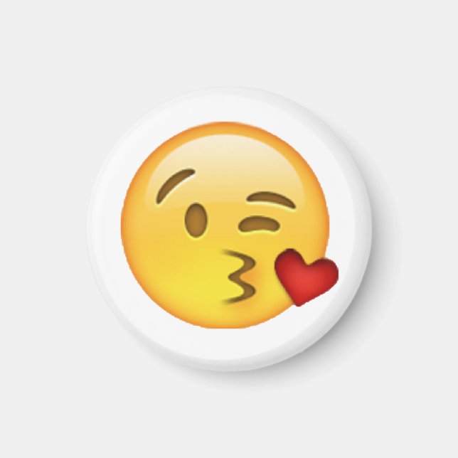 Imán Beso de lanza - Emoji (Frente)