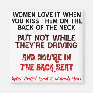 Imán Beso en el cuello Funny Fridge Magnet Refrigerador