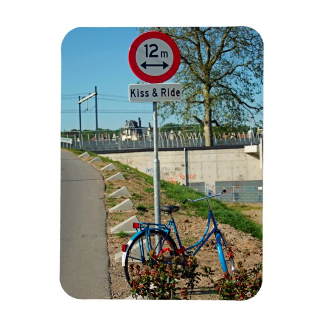 Imán "Beso y paseo" (Vertical)