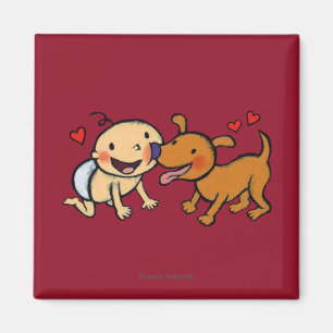 Imán Besos de nariz de perro