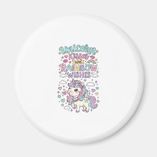 Imán Besos de unicornio y deseos de arcoíris Uvas paste