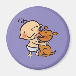 Imán Besos del perrito para el bebé