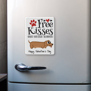 Imán Besos libres...y abofetear a Valentine del perro