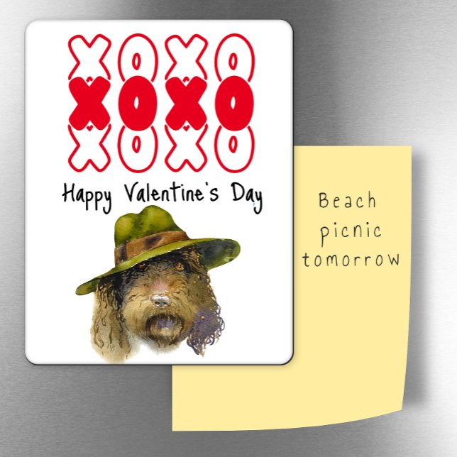 Imán Besos y abrazos San Valentín de la nevera del perr (Subido por el creador)