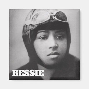 Imán Bessie Coleman - Pionero de aviación