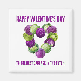 Imán BEST CABBAGE IN THE PATCH Valentine Couples