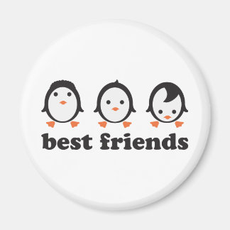 Imán best friends - pingüinos