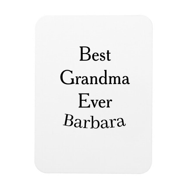 Imán Best Grandma ever name date simple mothers day min (Vertical)