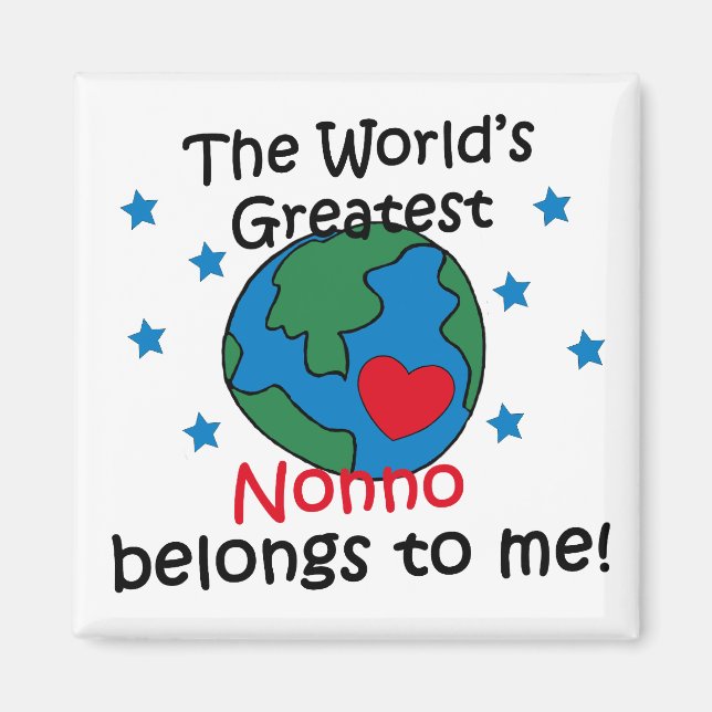 Imán Best Nonno me pertenece (Frente)