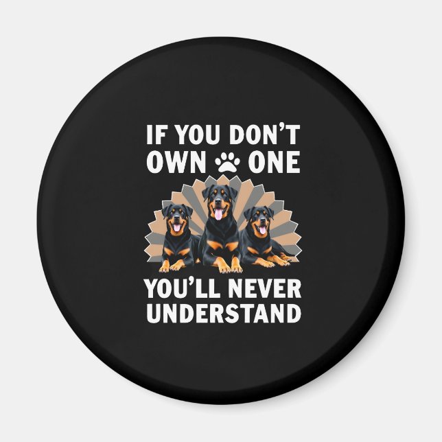 Imán Best Rottweiler Art For Men Women Kids Rottie Rott (Frente)