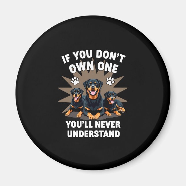 Imán Best Rottweiler Art For Men Women Kids Rottie Rott (Frente)