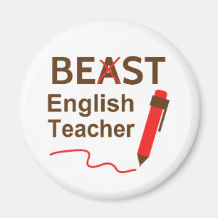 Imán Bestia Divertida o Mejor Profesora de Inglés