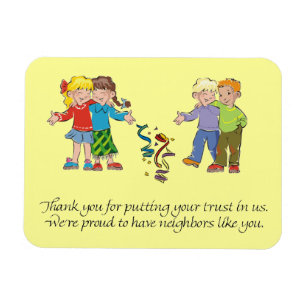 Imán Besties in the Neighborhood -