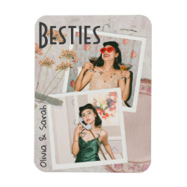 Imán Besties mejores amigos nombres personalizados foto