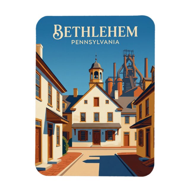 Imán Bethlehem Histórico EE. UU. (Vertical)