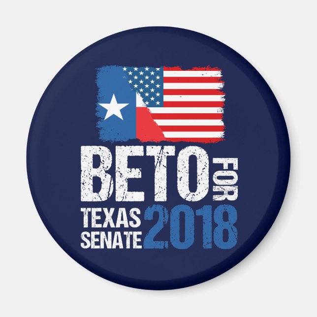 Imán Beto O'Rourke for Texas Senate 2018 Election (Frente)