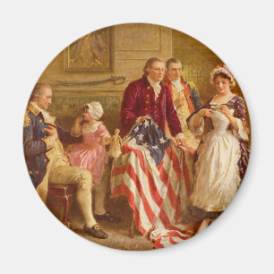 Imán Betsy Ross 1777 por Jean Leon Gerome Ferris