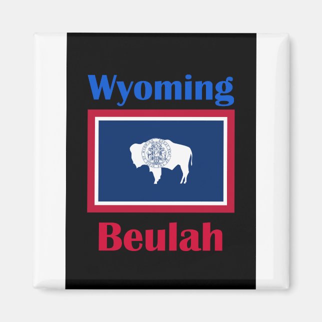Imán Beulah Wyoming (Frente)