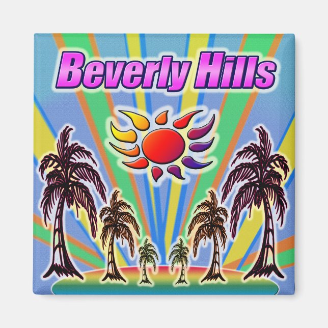 Imán Beverly Hills Summer Love Magnet (Frente)