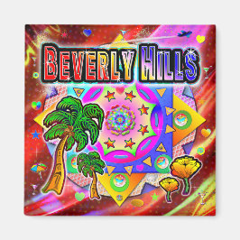 Imán Beverly Hills Tropical Friends Magnet