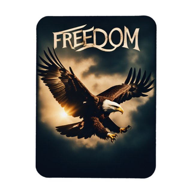 Imán Beyond Wings: Freedom with an Eagle (Vertical)