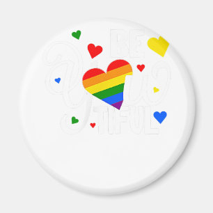 Imán BeYouTIFUL Gay Pride Lesbiana Corazón Arcoiris