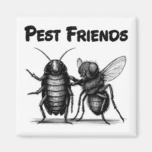 Imán BFF Amigos de pestes