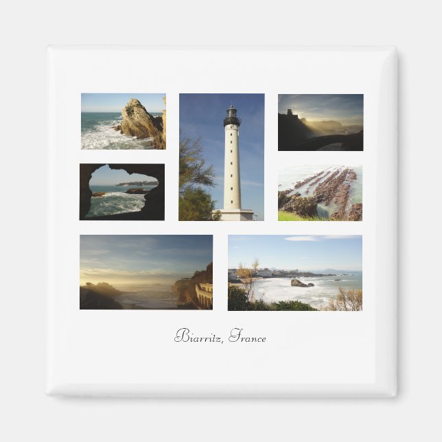 Imán Biarritz France Magnet (Frente)