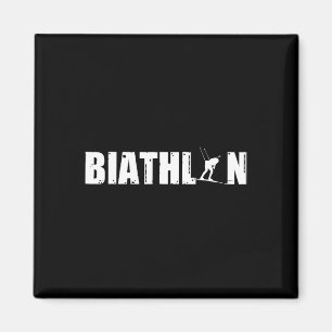Imán Biathlon Ski De Fond Biathlones