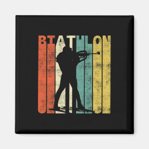 Imán Biatleta Retro Vintage