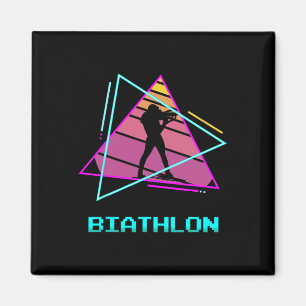 Imán Biatleta Retro Vintage Clic Biathlon 3