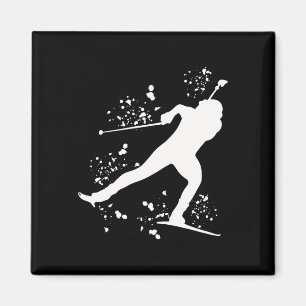 Imán Biatlón de esquí nórdico 6