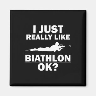 Imán Biatlón Graciosa Posición Pronta Bistlete Shoting